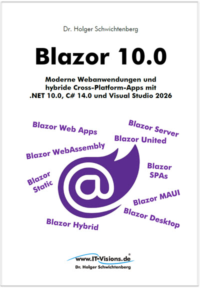 Buchcover Blazor 10.0 (gedruckte Ausgabe)